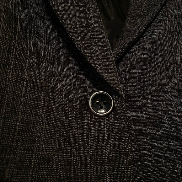 AGB Women's Gray Blazer Jacket - Picture 6 of 8